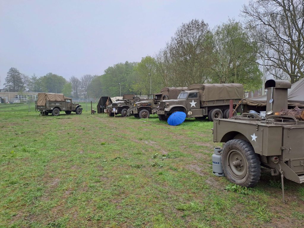 Legervoertuigen Koningsdag